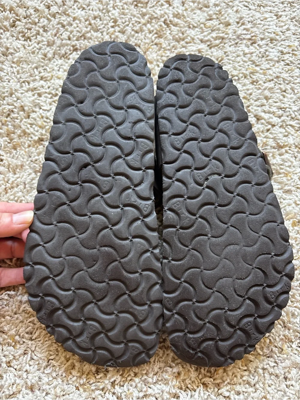 Birkenstock Gizeh Mocha‎ Brown Birko-Flor Thong Sandals Womens 40 W9-9.5